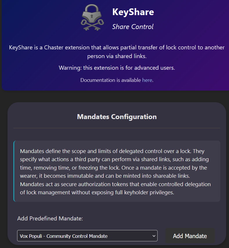 KeyShare Extension